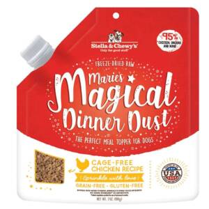 Stella & Chewy?s Marie?s Magical Dinner Dust Freeze-Dried Raw Cage-Free Chicken Dog Food Topper 198g