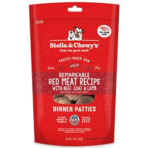 Stella & Chewy?s Remarkable Red Meat Recipe Dinner Patties Freeze-Dried Raw Dog Food 397g