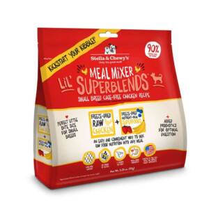 Stella & Chewy?s SuperBlends Small Breed Cage-Free Chicken Recipe Meal Mixers Freeze-Dried Raw Dog Food Topper 92g