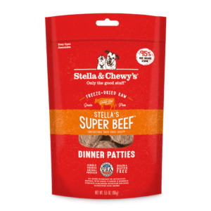 Stella & Chewy?s Stella?s Super Beef Dinner Patties Freeze-Dried Raw Dog Food 397g