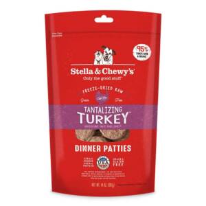 Stella & Chewy?s Tantalizing Turkey Dinner Patties Freeze-Dried Raw Dog Food 397g