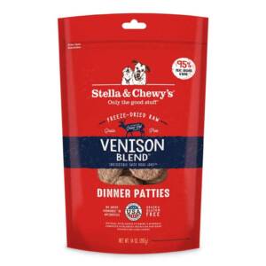 Stella & Chewy?s Venison Blend Dinner Patties Freeze-Dried Raw Dog Food 397g