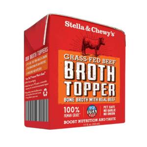STELLA & CHEWY?S GRASS-FED BEEF BROTH DOG FOOD TOPPER 325ml