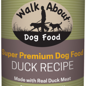 WALK ABOUT Duck Recipe Case of 12 Premium Canned Dog Food 369g