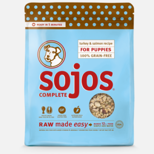 SOJOS COMPLETE Turkey & Salmon Recipe Grain-Free Puppy Raw Dog Food 1.8kg