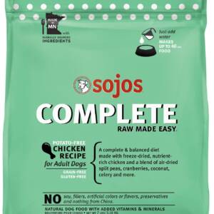 SOJOS Complete Chicken Recipe Adult Grain-Free Freeze-Dried Dehydrated Dog Food 3.18kg
