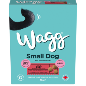 WAGG SMALL DOG WITH BEEF, VEG AND YUCCA EXTRACT DRY DOG FOOD 1KG