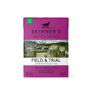 SKINNER?S FIELD & TRIAL LAMB WITH ROOT VEG ADULT WORKING WET DOG FOOD 390G