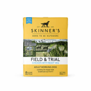 SKINNER?S FIELD & TRIAL CHICKEN WITH ROOT VEG ADULT WORKING PACK OF 18 WET DOG FOOD 390G