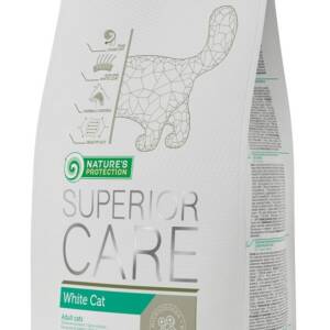 WHITE CAT COMPLETE DRY FOOD FOR ADULT CATS WITH WHITE COAT FOR ADULT CATS OF ALL BREEDS (AGED 1 AND OLDER)1.5kg