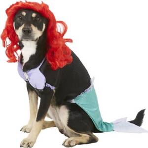 Rubie?s Costume Company Ariel Disney Princess Dog & Cat Costume, Large