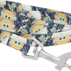 STAR WARS THE MANDALORIAN?S THE CHILD Dog Leash, SM ? Length: 6-ft, Width: 5/8-in