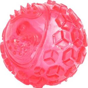 ZippyPaws ZippyTuff Squeaker Ball Dog Toy, Pink, Small