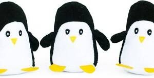 ZippyPaws Penguin Miniz Dog Toy, 3 count
