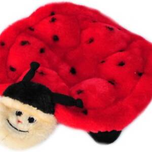 ZippyPaws Squeakie Crawler Betsey the Ladybug Dog Toy