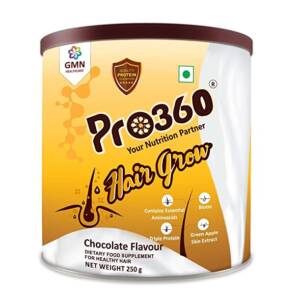 Pro360 Hair Grow Chocolate Nutritional Beverage Mix 250g
