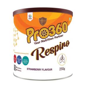 Pro360 Respiro Strawberry Nutritional Beverage Mix 250g