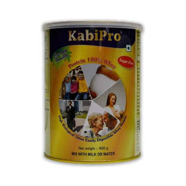 KabiPro Creamy Vanilla Sugar Free Protein Powder 400g