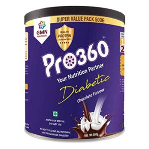 Pro360 Diabetic Chocolate Nutritional Beverage Mix 500g