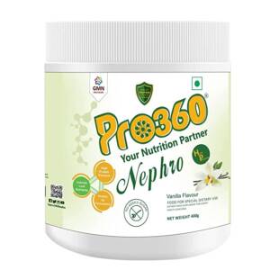 Pro360 Nephro High Protein Vanilla Blend for Renal Care 400g