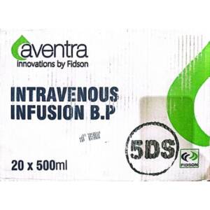 5% Dextrose saline (Fidson) 500ml