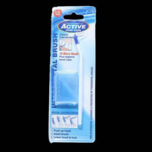 Active Oral Care Interdental Brush with Micro Heads