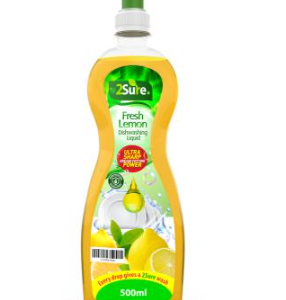 2SURE FRESH LEMON DISHWASHING LIQUID 500ML