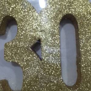 30 GLITTER TABLE DECORATION