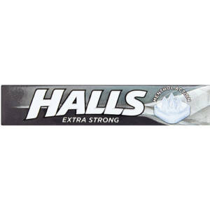 HALLS EXTRA STRONG MENTHOL 33.5G