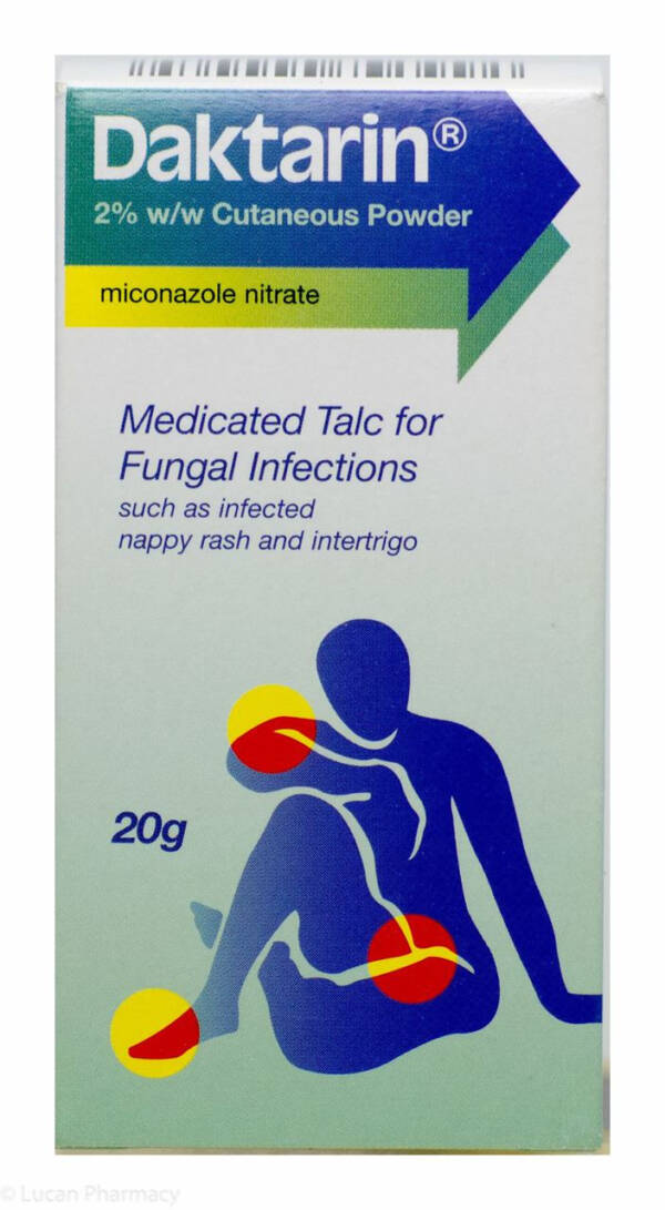 Daktarin? 2% w/w Anti-Fungal Cutaneous Powder ? 20g  #P