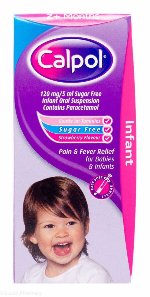 Calpol? 2Months+ Sugar Free Oral Suspension Strawberry Flavour - 140ml #P