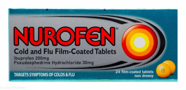 Nurofen? Cold and Flu ? 24 Film-Coated Tablets #P
