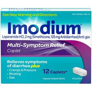 IMODIUM X 12 CAPLETS
