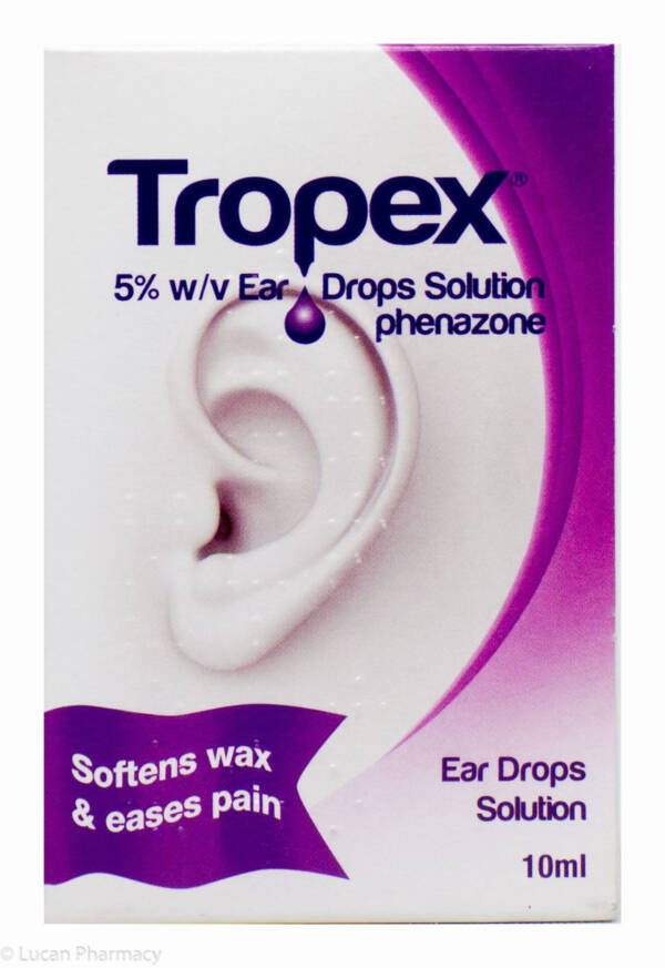 Tropex? 5% w/v Ear Drops Solution ? 10ml #P