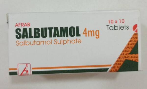 AFRAB SALBUTAMOL 4MG X 100 TABS