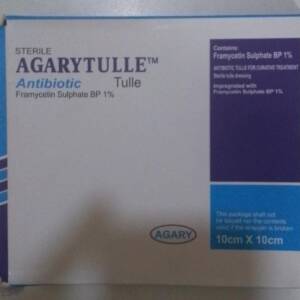 AGARY STERILE ANTIBIOTIC TULLE X 10