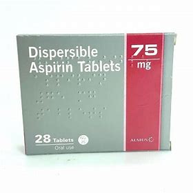 ALMUS DISPERSIBLE ASPIRIN 75 MG