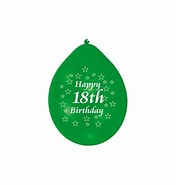 AMSCAN BALLOONS 18TH BIRTHDAY