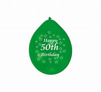 AMSCAN BALLOONS 50TH BIRTHDAY
