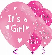 AMSCAN BALLOONS IT'S A GIRL