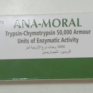 ANA-MORAL TRYPSIN-CHYMOTRYPSIN 500MG X 30TABS