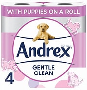 ANDREX GENTLE CLEAN TOILET TISSUE 4 ROLLS