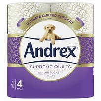 ANDREX SUPREME QUILTS TISSUE X 4ROLLS