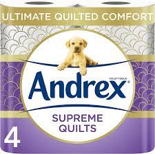 ANDREX SUPREME QUILTS WITH AIR POCKET TEXTURE 4 ROLLS