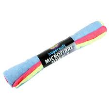 ARMORAL MICROFIBRE 3 CLEANING CLOTHS