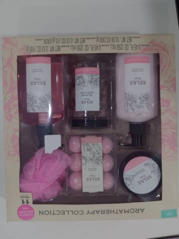AROMATHERAPY COLLECTION BATH SET 11 PIECES
