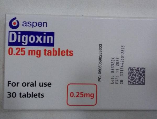 ASPEN DIGOXIN 0.25MG * 30TABS