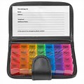 AUVON WEEKLY PILL ORGANIZER (BLACK)