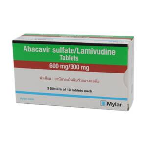Mylan (Abacavir 600mg/ Lamivudine 300mg)
