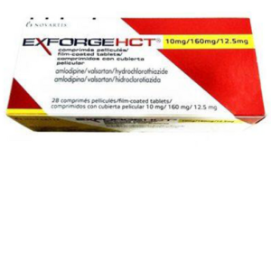 Exforge HCT Amlodipine Valsartan Hydrochlorothiazide 10/160/12.5mg Tab